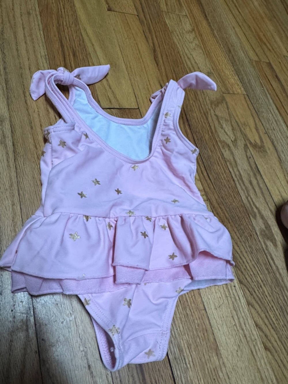 Pink Ruffle Star One-Piece Swimsuit - Picture 2 of 2